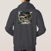 Mannen Camouflage Skull Hoodie (Achterkant)