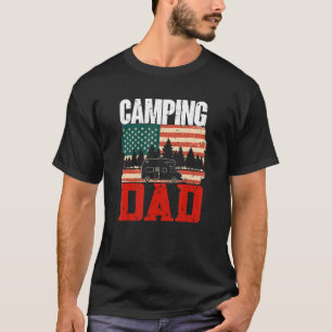Mannen Camping Dad Camper Caravan Camping 12 T-shirt