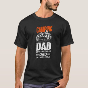 Mannen Camping Papa Camper Caravan Camping 5 T-shirt