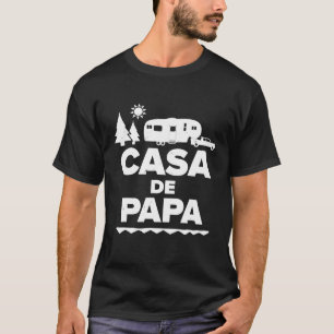 Mannen Camping Papa Shirt 5th Wheel Camper Rv Casa
