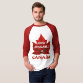 Mannen Canada T-Shirt Funny Canada Ringer T-shirt (Voorkant volledig)