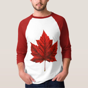 Mannen Canada Vlag Baseball Jersey Souvenir Shirt