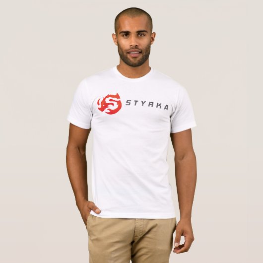 Mannen Canvas T-shirt (Voorkant volledig)