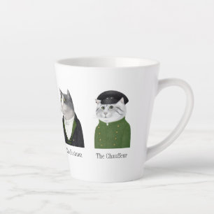 MANNEN CATS Latte Mok + Tekst