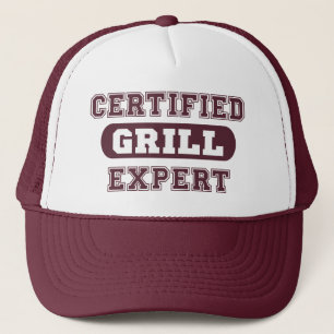 Mannen "Certified Grill Expert" Trucker Pet