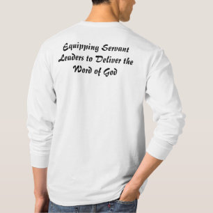 Mannen Charlotte Christelijk Servant Leader Long S T-shirt