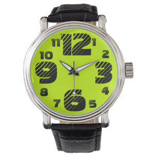 Mannen Chartreuse/Zwart Horloge