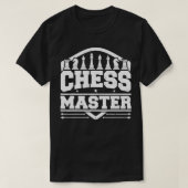 Mannen Chess Meister Chess Player Gezegde Gift Gra T-shirt (Design voorkant)