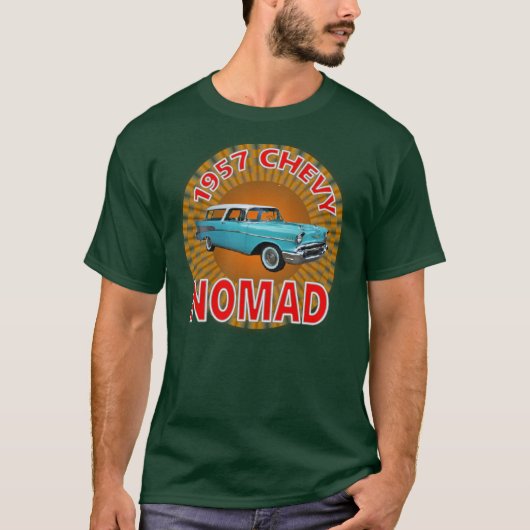 Mannen Chevy Nomad Shirt. T-shirt (Voorkant)