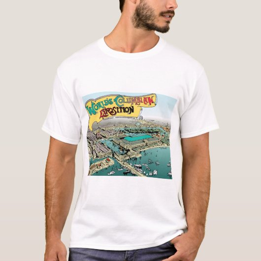 Mannen Chicago World's Fair T-shirt (Voorkant)