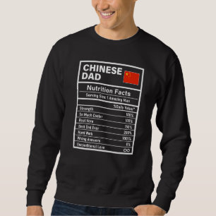 Mannen Chinese pap Nutrition Feit Vaderdag Nati Trui
