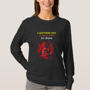 Mannen Christelijke Bijbel Spiritueel Citaat - een T-shirt