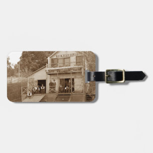 mannen Club Fox River Club van 1880 Vist Elgin Bagagelabel