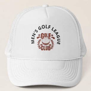 Mannen Club Golf League Logo Personaliseren Trucker Pet