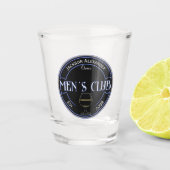 Mannen Club Man Cave Drinkware Shot Glas (Voorkant)