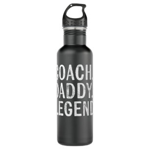 Mannen Coaching Gifts Coach Papa Legend vaders Da Waterfles