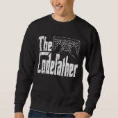 Mannen coderingsvader de codefather coder trui (Voorkant)