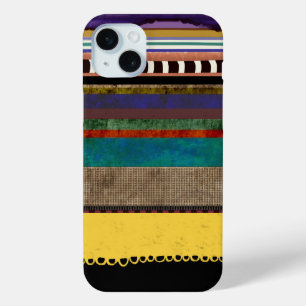 Mannen collectie grijze RUPYDETEQUILA blokkleuren iPhone 15 Mini Hoesje