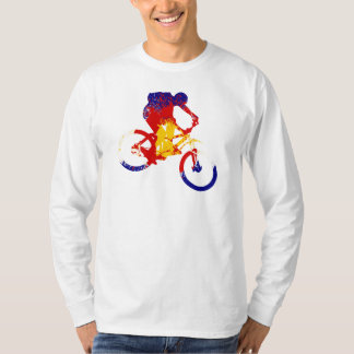 Mannen Colorado vlag mountainbiker T-shirt