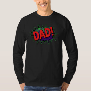 Mannen Comic Pap Vaders Dag Speciale Pap Humor Bes T-shirt