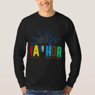 Mannen Cool Va Thor Hammer Vathor Viking Vader T-shirt