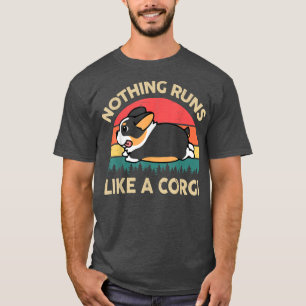 Mannen Corgi heeft niets te maken met een driekleu T-shirt
