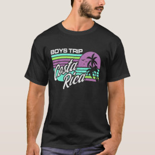 Mannen Costa Rica jongens Mannen reisweg met visma T-shirt
