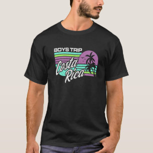 Mannen Costa Rica jongens Mannen reisweg met visma T-shirt