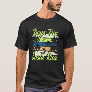 Mannen Costa Rica-kerels met een matchen Mannen Co T-shirt