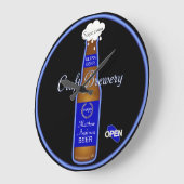 Mannen Craft Brouwerij Bierflesklok Teken Grote Klok (Hoek)