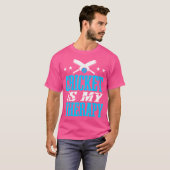 Mannen cricket training t-shirt (Voorkant volledig)