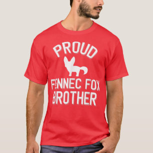 Mannen Cute Fennec voor Brother Proud Fennec voor T-shirt