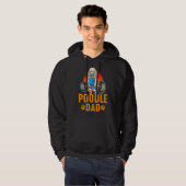 Mannen Cute Poodle Pap Poodle Dog Hoodie (Voorkant volledig)