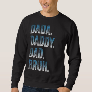 Mannen Dada papa Bruh vader en Kinder meisje jonge Trui