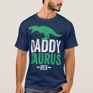 Mannen Daddysaurus Re Funny Dad Gift T-shirt