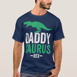 Mannen Daddysaurus Re Funny Dad Gift T-shirt