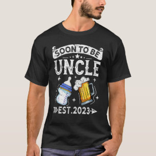 Mannen dadelijk oom 2023 koude vader t-shirt