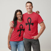 Mannen Dark Ankh T-Shirt (Unisex)