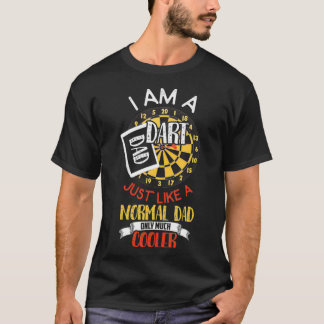 Mannen darts vader net als een normale vader veel t-shirt