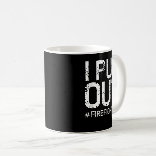 Mannen dat ik heb uitgezet Shirt Funny Firemen Gif Koffiemok (Voorkant rechts)