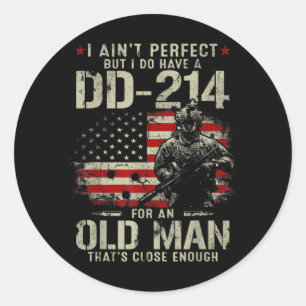 Mannen dat ik niet perfect ben heb ik wel een DD-2 Ronde Sticker