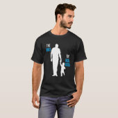 Mannen de baas de echte Vaderdag papa Mannen T-shirt (Voorkant volledig)