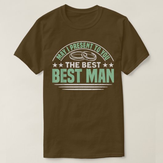 Mannen De Beste Bruidegom Bachelorfeest T-shirt (Design voorkant)