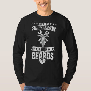 Mannen de beste werktuigen hebben een beards biker t-shirt
