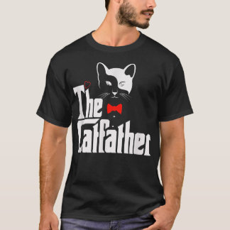 Mannen De Catfather, grappige kat papa Lover Gift T-shirt