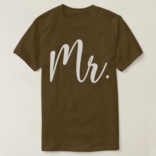 Mannen de heer t-shirt (Design voorkant)