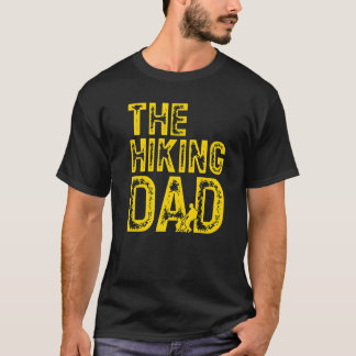 Mannen de wandelende vader voor dads die heek t-shirt