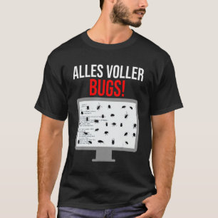 Mannen Debuggen Codering Computer Programmeur Info T-shirt