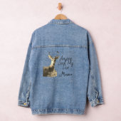 Mannen Deer Buck Doe Natuur Denim Jacket (Hangar)