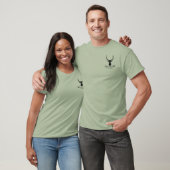 Mannen Deer Creek Ranch T-shirt (Hunter Green) (Unisex)